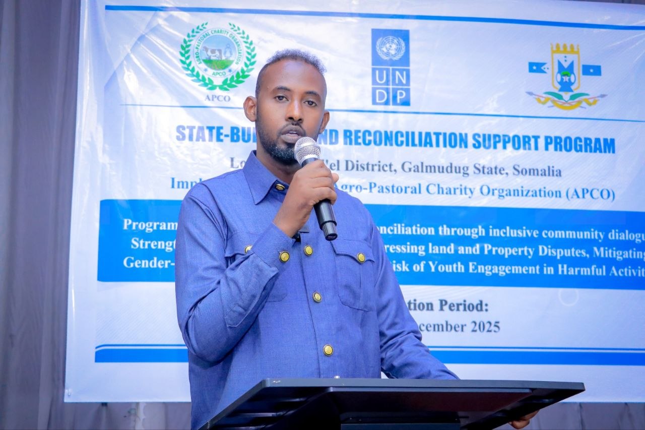APCO State-Building and Reconciliation Program event in Guri'el, Galmudug